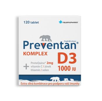 Preventan Komplex D3 1000 IU 120 tablet