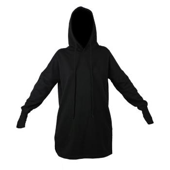 Mantis Mikinové šaty s kapucí - Černá | S