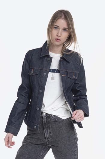 Džínová bunda A.P.C. Blouson Brandy COZZI-F02268 INDIGO dámská, tmavomodrá barva, přechodná