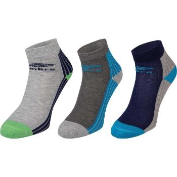 Umbro SPORT SOCKS 3P Dětské ponožky, tmavě modrá, velikost 32-35