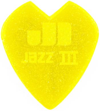 Dunlop Kirk Hammett Jazz III Yellow Glitter 6 Pack