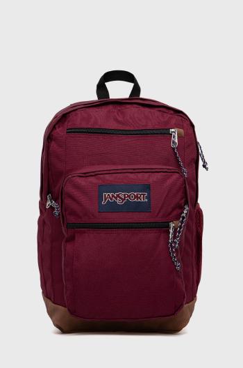 Batoh Jansport vínová barva, velký, s aplikací