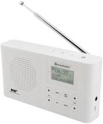 Stolní rádio soundmaster DAB160WE, DAB+, FM, bílá