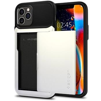Spigen Slim Armor Wallet White iPhone 12/iPhone 12 Pro (ACS01530)