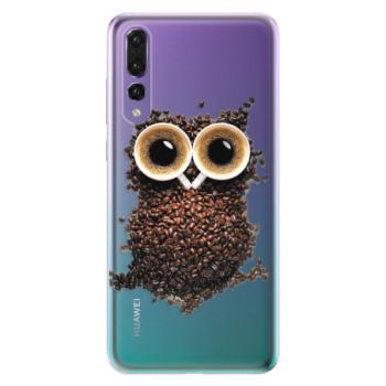 Odolné silikonové pouzdro iSaprio - Owl And Coffee - Huawei P20 Pro