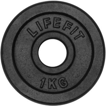 Lifefit KOTOUC 1KG 30MM Nakládací kotouč, černá, velikost 1 KG