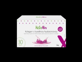 KetoMix Kolagen s kyselinou hyaluronovou a 200 % vitaminu C Lesní směs 30 sáčků