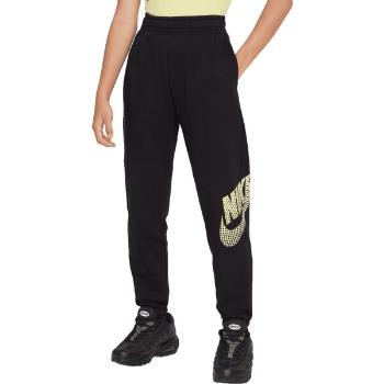 Nike NSW FLC OS PANT DNC Dívčí tepláky, černá, velikost L