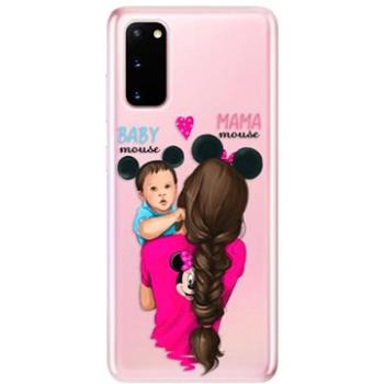iSaprio Mama Mouse Brunette and Boy pro Samsung Galaxy S20 (mmbruboy-TPU2_S20)