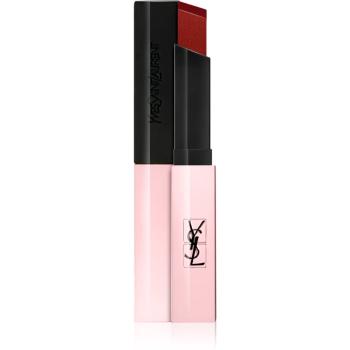 Yves Saint Laurent Rouge Pur Couture The Slim Glow Matte matná hydratační rtěnka s leskem odstín 202 Insurgent Red 2 g