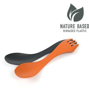 Light my fire SPORK MEDIUM BIO 2-PACK Příbor, oranžová, velikost