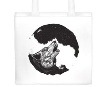 Plátěná nákupní taška Vlk