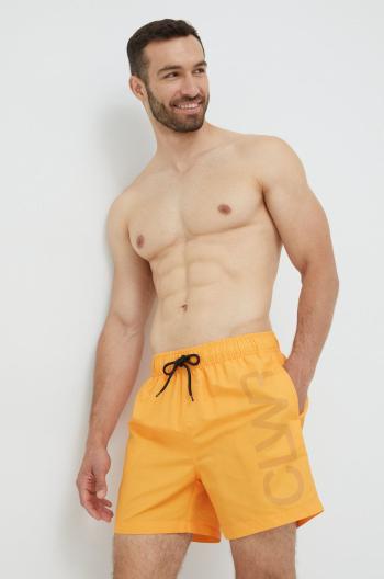 Plavkové šortky Colourwear Volley oranžová barva