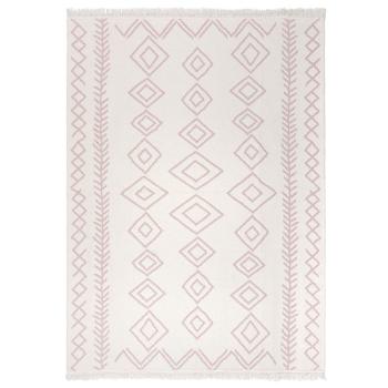 Flair Rugs koberce Kusový koberec Deuce Edie Recycled Rug Pink - 160x230 cm Bílá