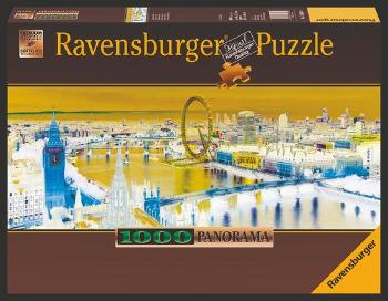 RAVENSBURGER Panoramatické puzzle Noční Londýn 1000 dílků