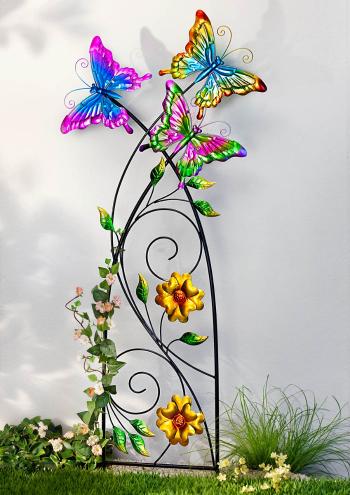 Zahradní dekorace motýli 2v1
