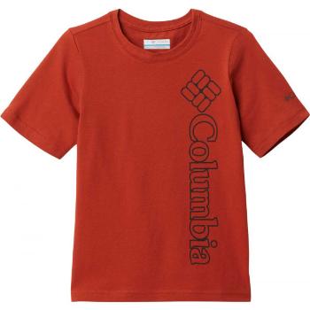 Columbia HAPPY HILLS GRAPHIC SHORT SLEEVE TEE Dětské triko, červená, velikost S