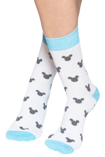 Modro-šedé vzorované ponožky Mickey Socks