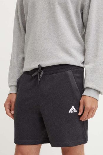 Kraťasy adidas pánské, šedá barva, IW6360