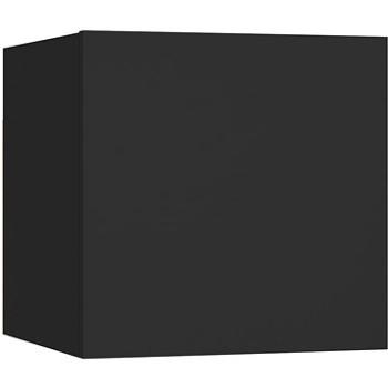 Noční stolek černý 30,5 × 30 × 30 cm dřevotříska (3079709)