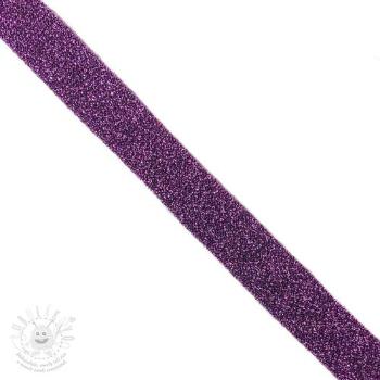 Šikmý proužek LUREX purple