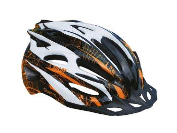 Cyklo helma SULOV® QUATRO, vel. L, černo-oranžová, 58 - 61