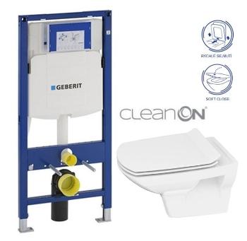 Geberit Duofix WC CERSANIT CARINA CLEANON + SEDÁTKO 111.300.00.5 CA3