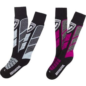 Rossignol THERMOTECH 2P X3 W Lyžařské ponožky, černá, velikost