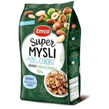 Emco Super mysli bez přidaného cukru ořechy a mandle 500g (8595229920427)
