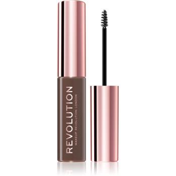 Makeup Revolution Brow Fixer gel na obočí odstín Medium Brown 6 ml