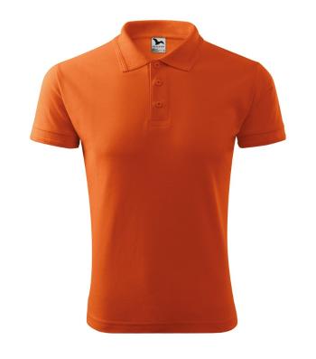 MALFINI Pánská polokošile Pique Polo - Oranžová | XL