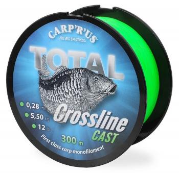 Carp´r´us vlasec total crossline cast green 1200 m - průměr 0,30 mm / nosnost 6,8 kg