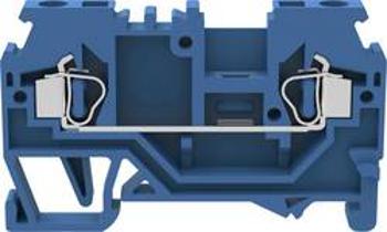 Průchodková svorka pružinová svorka Degson WS2.5-01P-12-00A(H), modrá, 1 ks