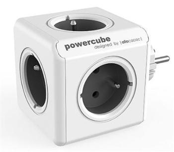 Zásuvka PowerCube ORIGINAL, Grey, 5-ti rozbočka