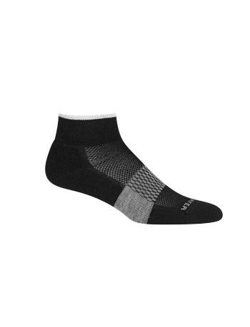 dámské merino ponožky ICEBREAKER Wmns Multisport Light Mini, Black/Snow/Metro Heather velikost: L