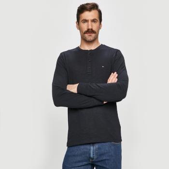 Tommy Hilfiger pánské tmavě modré tričko Henley - S (DW5)