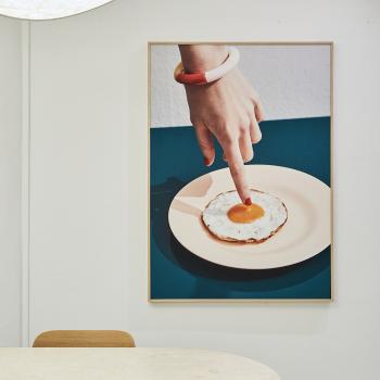 Designový akustický panel – Fried Egg – 57 × 80 cm