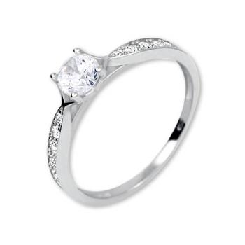 Brilio Nádherný prsten s krystaly 229 001 00753 07 56 mm
