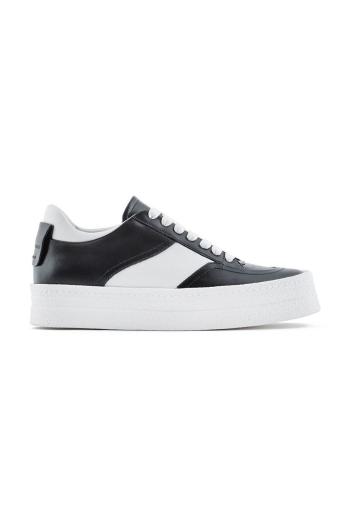 Sneakers boty Emporio Armani černá barva