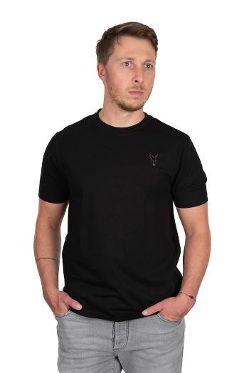 Fox Triko Black Fox Head Logo T-Shirt - XXXL