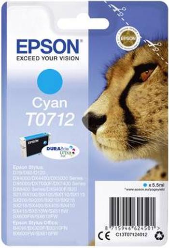 Epson Ink T0712 originál azurová C13T07124012