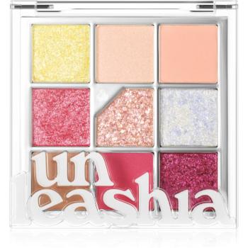 Unleashia Glitterpedia Eye Palette paletka očních stínů odstín All of Peach Ade 6,6 g