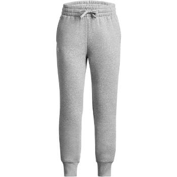 Under Armour RIVAL FLEECE JOGGERS Dívčí tepláky, šedá, velikost