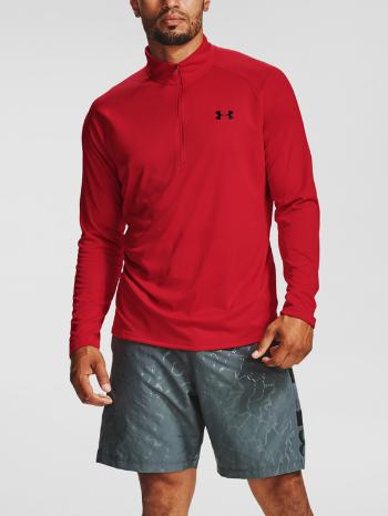 Under Armour Tech 2.0 1/2 Zip Triko Červená