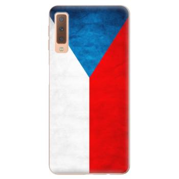 Odolné silikonové pouzdro iSaprio - Czech Flag - Samsung Galaxy A7 (2018)