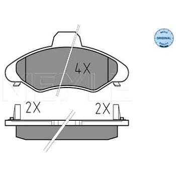 MEYLE Brzdové destičky přední (0252330018/W)