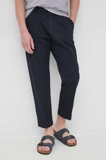 Kalhoty Marc O'Polo pánské, tmavomodrá barva, ve střihu chinos