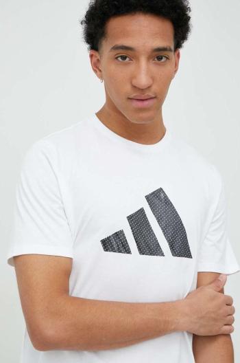 Bavlněné tričko adidas Originals bílá barva, s potiskem