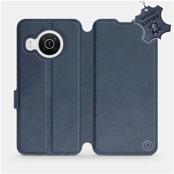 Kožené flip pouzdro na mobil Nokia X20 - Modré -  Blue Leather (5903516741236)