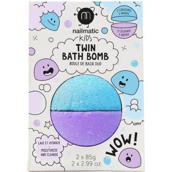 Nailmatic Kids koupelová bomba Blue + Violet 2x85 g